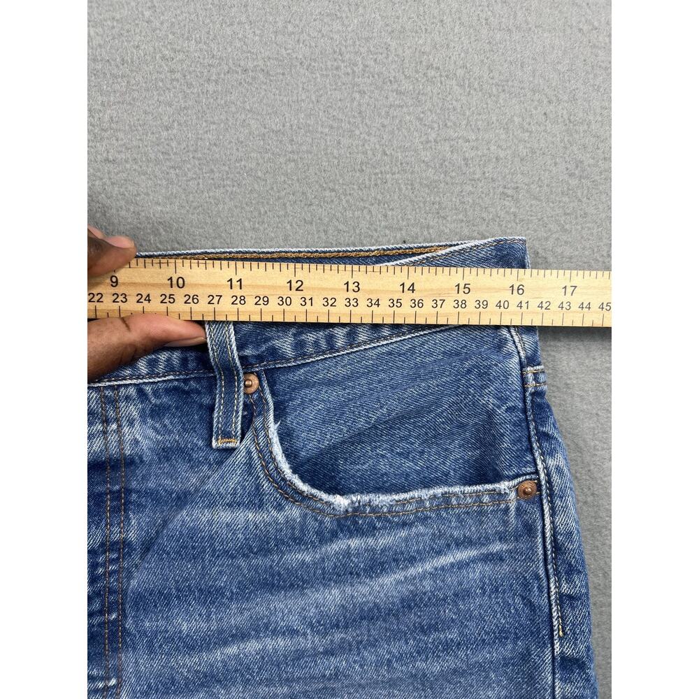 Vintage Y2K Levi 501 Distressed Button Fly Shorts Women Size 32 - Picture 5 of 7